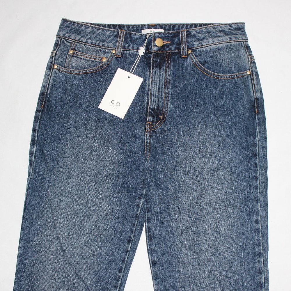 CO CROP HIGH WAIST FLARE JEANS